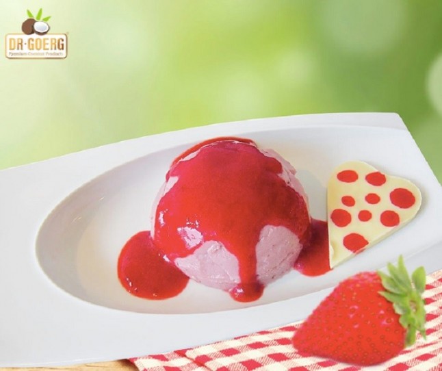 Panna cotta con fresa