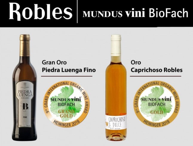 Un Fino ecológico premio Gran Oro concedidos en Biofach 218