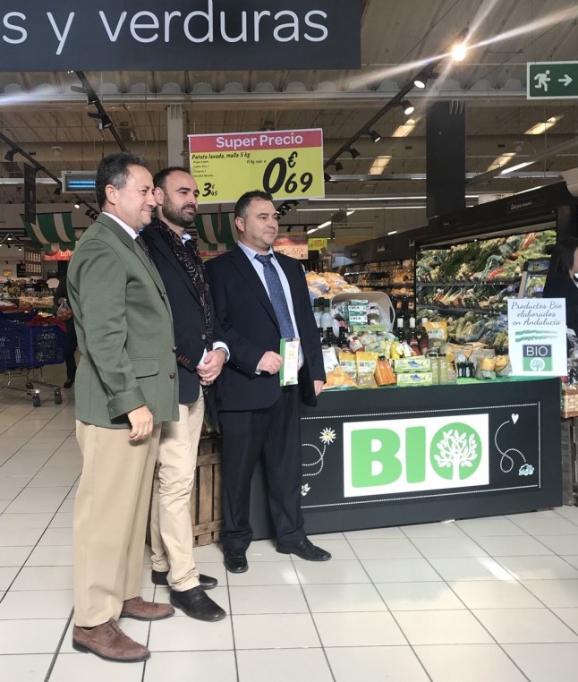 Apoyo a la campaña de promoción de productos ecológicos andaluces que se desarrolla este sábado en Cartaya (Huelva)