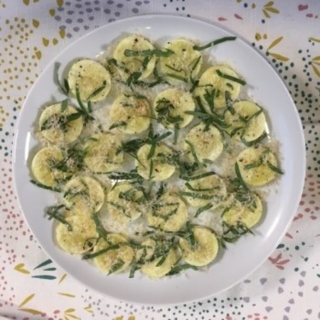 Snacks frios de calabacín