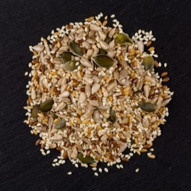 Coctel de semillas con calabaza