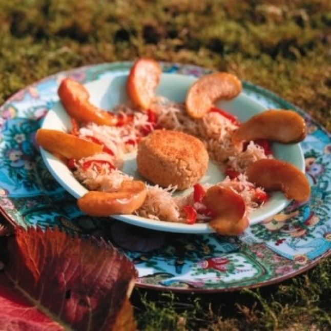 Albóndigas de cuscús con manzana