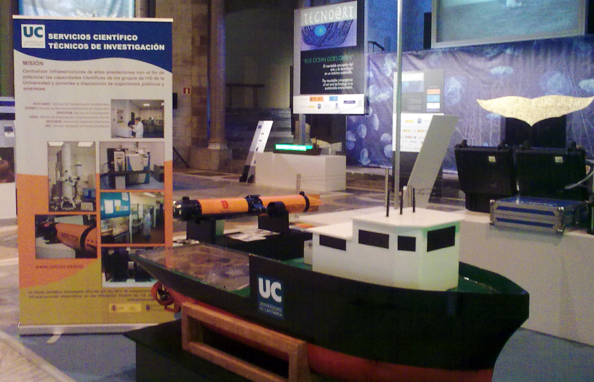 La Universidad de Cantabria expone esta semana en Gijón sus vehículos submarinos