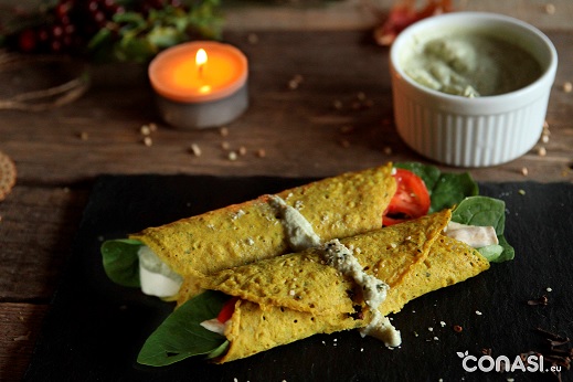 Recetas Ecológicas: Crepes salados de Navidad