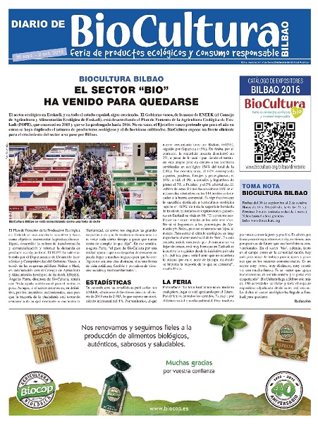 Diario de BioCultura Bilbao 2016