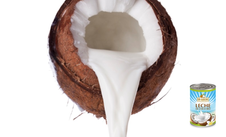 Las propiedades de la leche de coco
