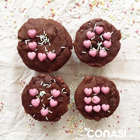 ‘Recetas Ecológicas’: Brownie muffins veganos y sin gluten