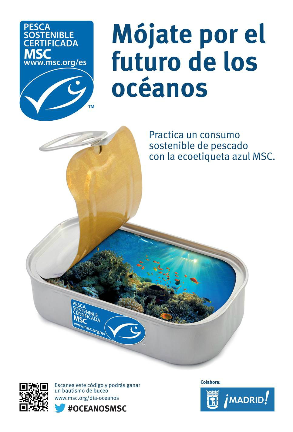 Madrid y MSC invitan a los consumidores a mojarse por el futuro de los océanos