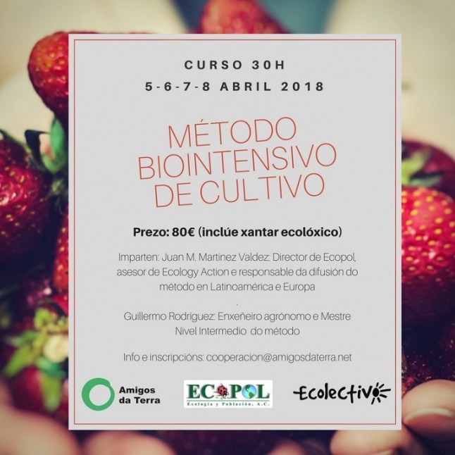 Galicia: Curso Método Biointensivo para el cultivo de alimentos