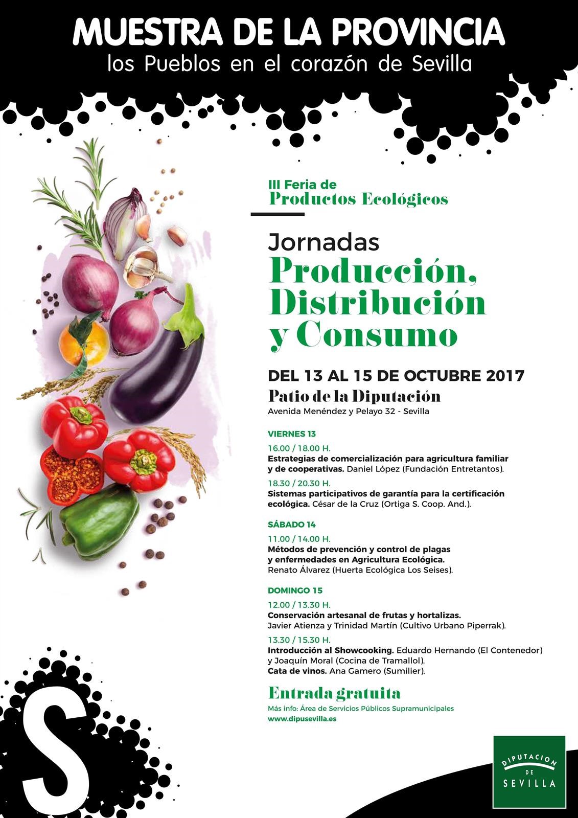 La Diputación de Sevilla celebra unas jornadas de distribución y consumo de productos ecológicos