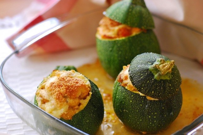 Bombitas de calabacín con coliflor