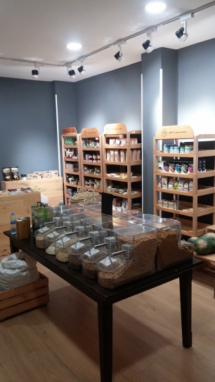 Una tienda de alimentación ecológica en Alcorcón