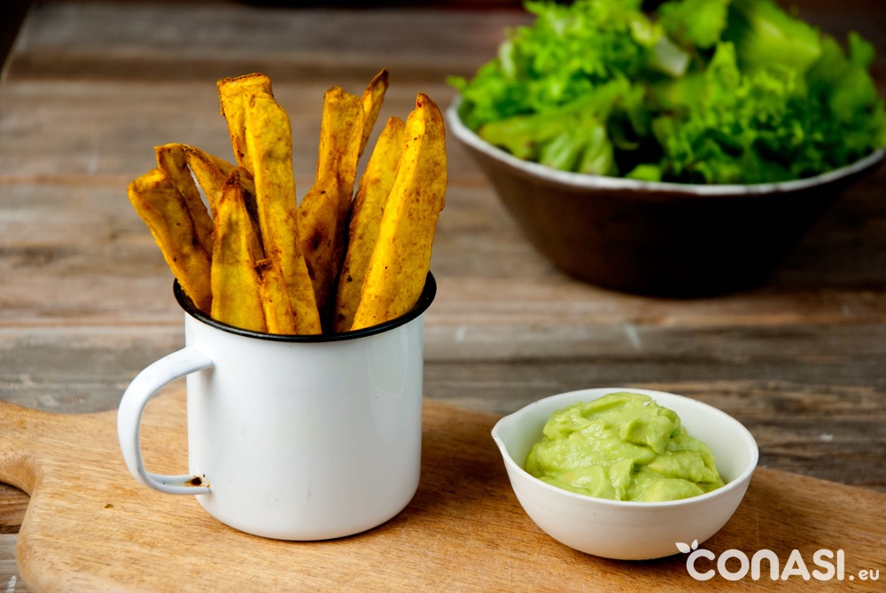 Recetas Ecológicas: Patatas de boniato al horno