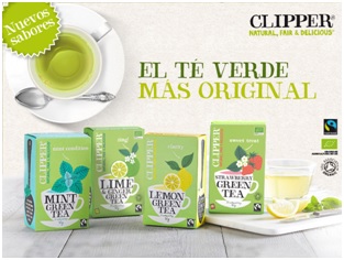 Clipper amplía su gama de tés verdes con cuatro nuevos sabores