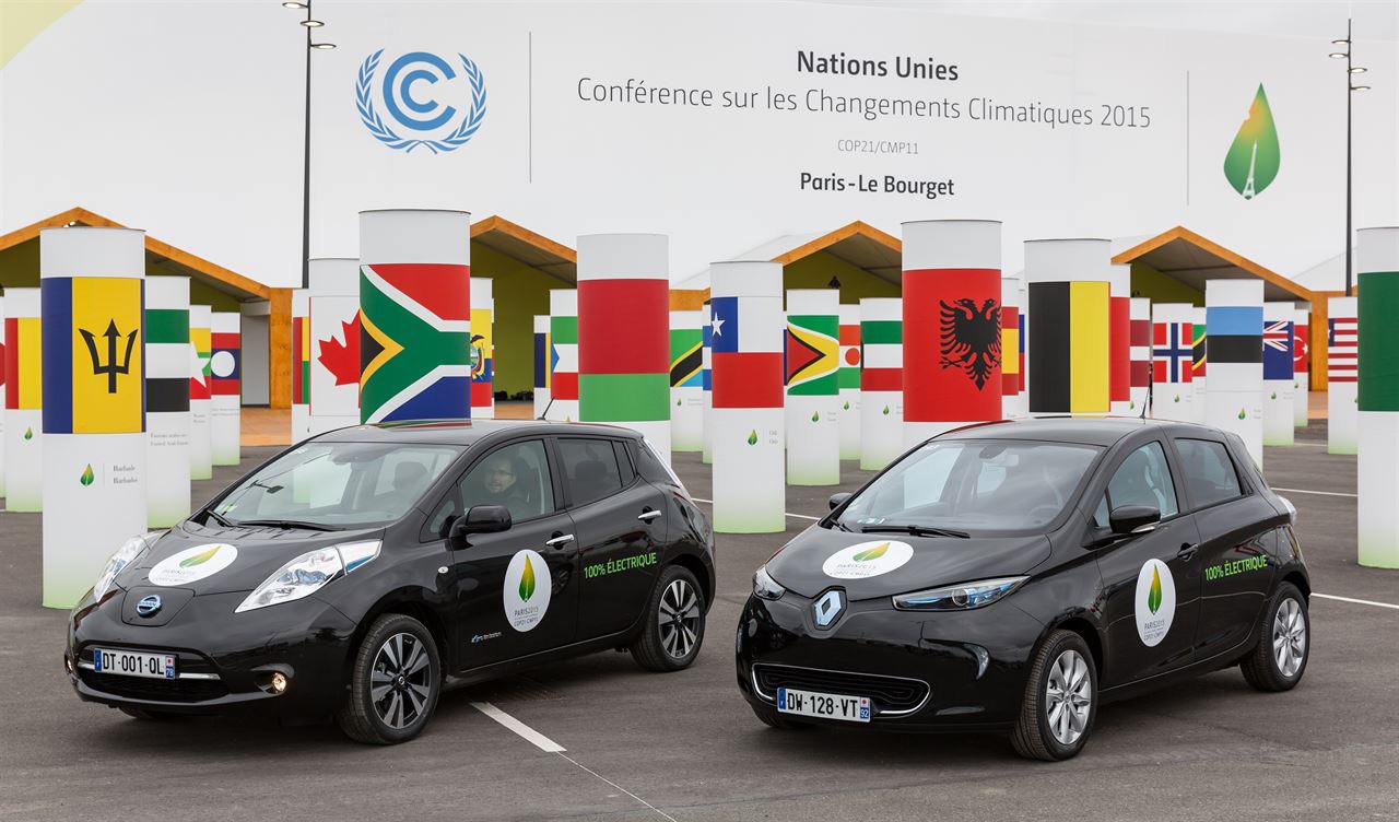 Los eléctricos de Renault-Nissan rodaron 175.000 km en la COP21