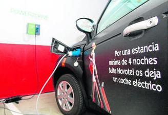 El coche eléctrico se descarga