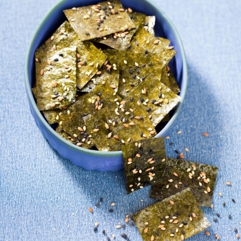 Recetas Ecológicas: Chips de alga con mahonesa vegetal
