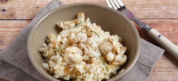 ‘Recetas Caseras y Ecológicas’: Risotto cremoso de setas y cebolla
