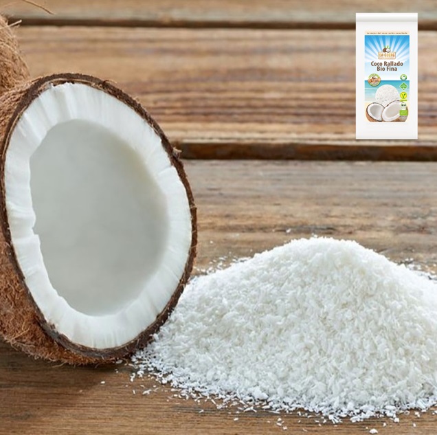Coco rallado y ecológico