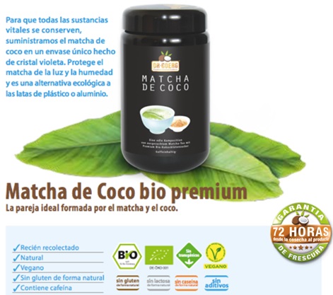 Desintoxica tu cuerpo gracias al té matcha con azúcar de flores de coco bio