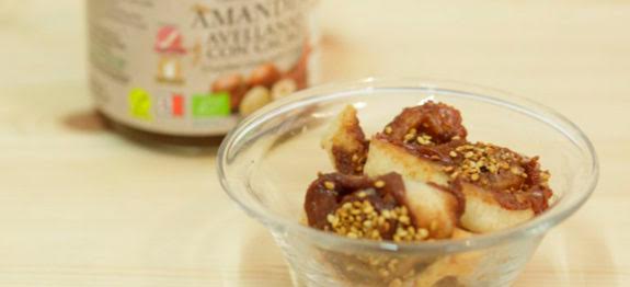 Recetas Ecológicas: Rollitos de crema de avellanas con cacao