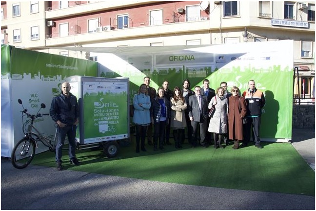 Valencia arranca un sistema de mensajería en el centro histórico con triciclos eléctricos