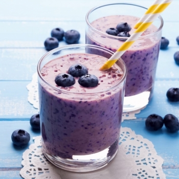 Recetas Ecológicas: Smoothie de arándanos y clorela