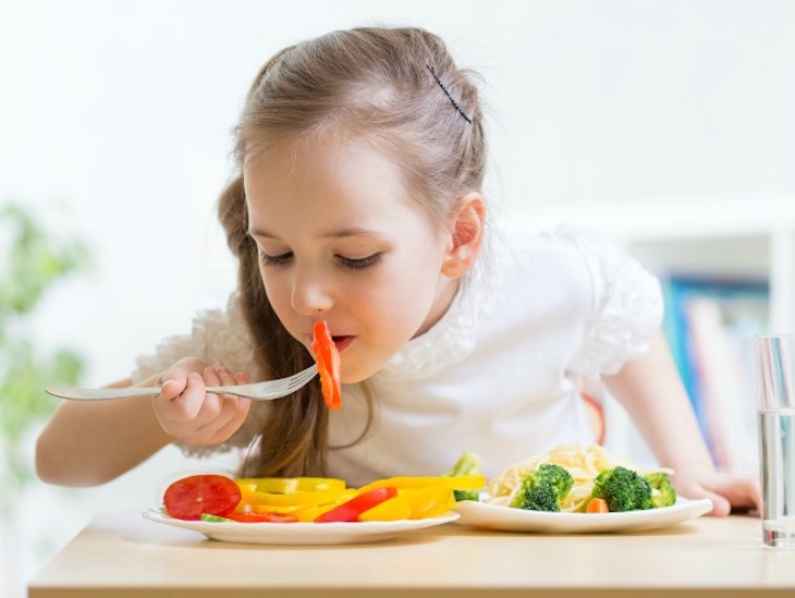 Frutas y verduras para criar niños mentalmente saludables