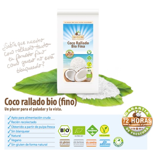 Dr. Goerg te presenta su coco rallado bio