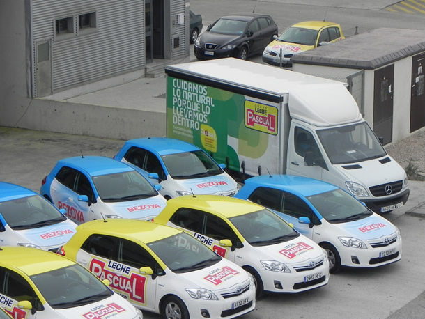 Leche Pascual. 1er camión eléctrico de reparto