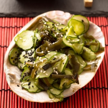 Recetas Ecológicas: Sunomono de algas wakame y pepino