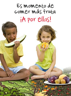 Melón y Sandía y fruta dulce con hueso