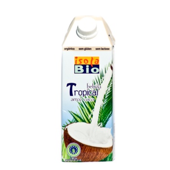 Bebida de arroz con coco 750 ml.