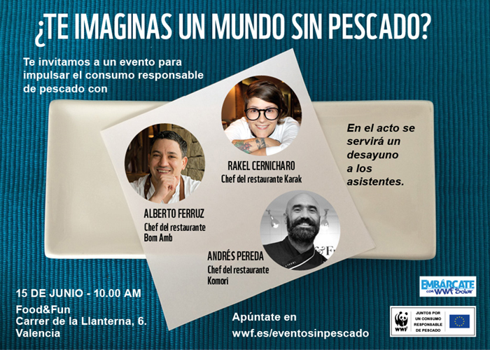 Tres chefs valencianos nos explican cómo sería el mundo sin pescado