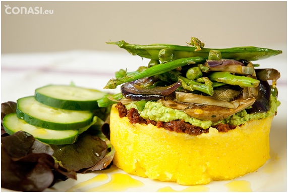 ‘Recetas Ecológicas’: Polenta con verduras