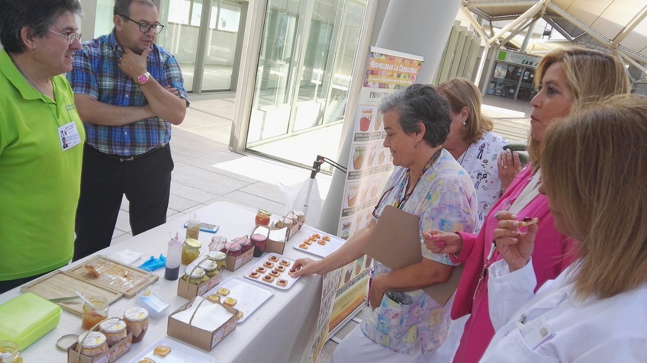 Jornada ecológica del CAERM en el hospital Santa Lucía de Cartagena