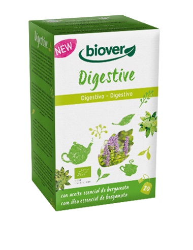 Digestive: Infusión de hierbas para la digestión con aceite esencial de bergamota