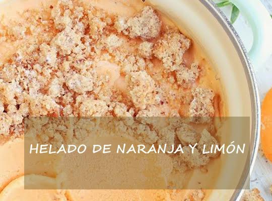 Recetas Ecológicas: Helado de naranja y limón cold press