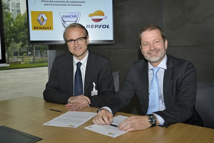 Repsol y Renault apuestan por el mercado  De autogas en españa