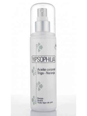 Aceite corporal de naranja y trigo