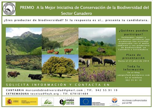 Premio Productor de biodiversidad del año dirigido a ganaderos cántabros y extremeños