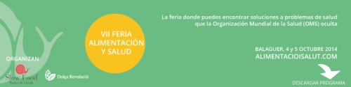 VII Feria Slow Food de Alimentación y Salud