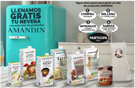 Gana un lote de productos Amandín