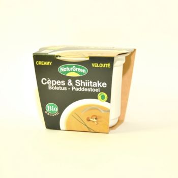 Crema de boletus y shitake