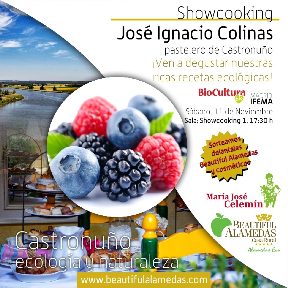 Ecoturismo Showcooking en BioCultura a cargo de José Ignacio Colinas