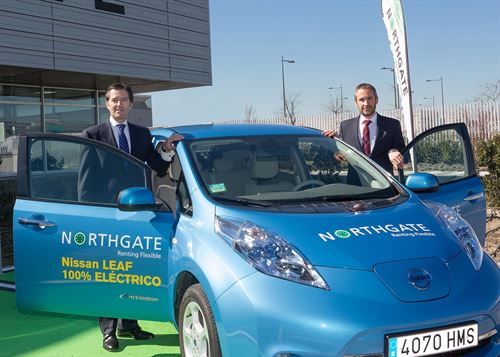 Nissan cede un Leaf a la empresa de renting Northgate