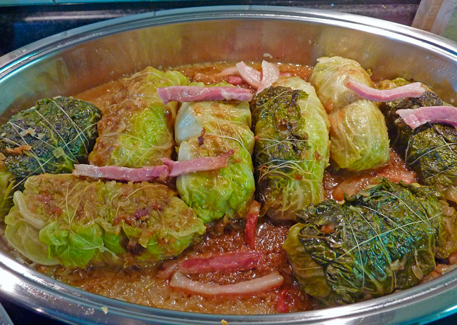 Recetas Ecológicas: Rollitos de repollo rellenos de carne y sofrito de tomate IBSA
