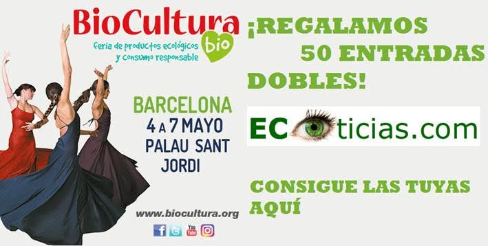 ECOticias.com regala 50 entradas dobles para asistir a BioCultura Barcelona 2017