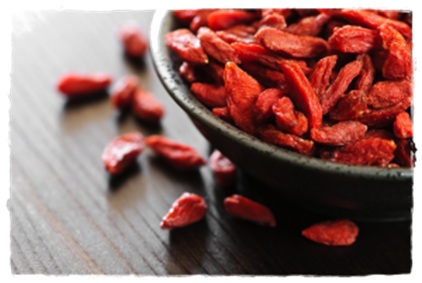 Las bayas Goji