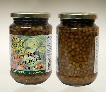 Lentejas cocidas ecológicas 450g Cal Valls